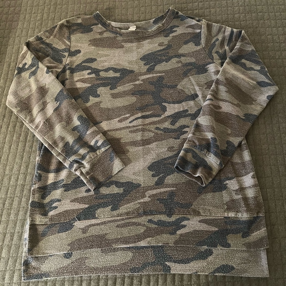 Camouflage Long Sleeve Shirt